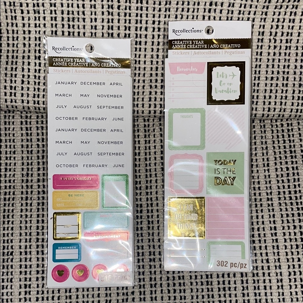 Recollections stickers
